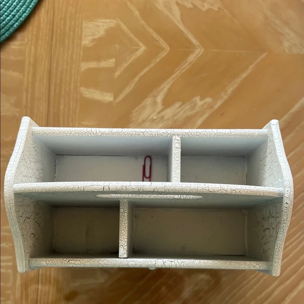Sunflower and Birdhouse Decorative Organizer